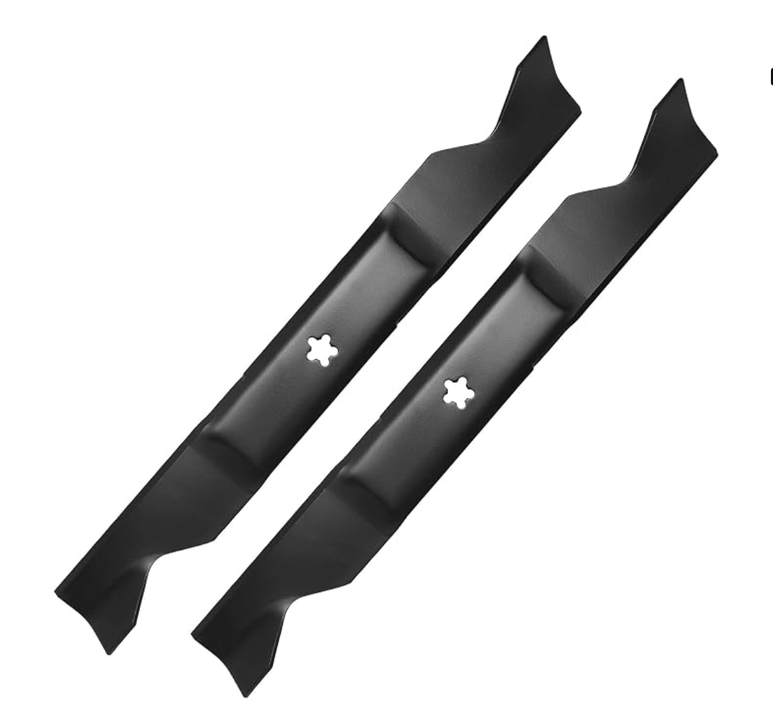 05380 Mower Blades for Hu sqvarna Craftsman Poulan Pro 46" Lawn Tractor, 532405380 High Lift Blades for Hu sqvarna YTH22V46, YTH20K46, Craftsman YT3000 46" Deck, Replace PP21011, 532403107